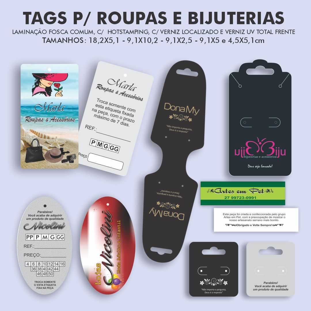 Etiquetas e tags de papel
